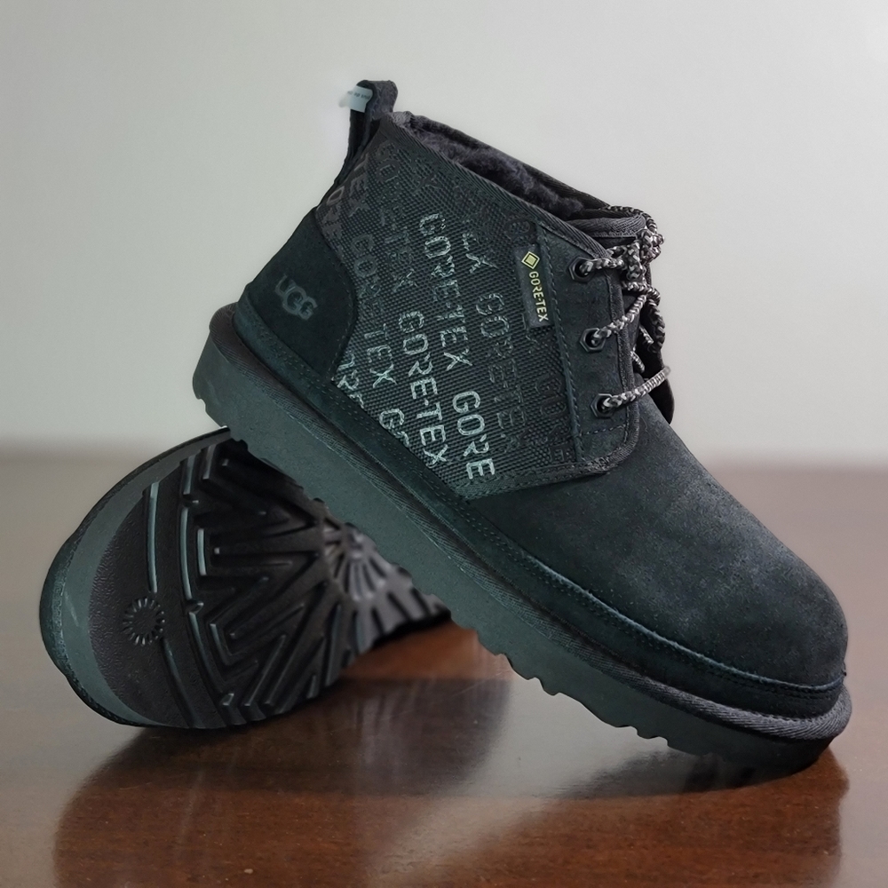 UGG Black Waterproof GORE-TEX Ankle Boots - Picture 2 of 14